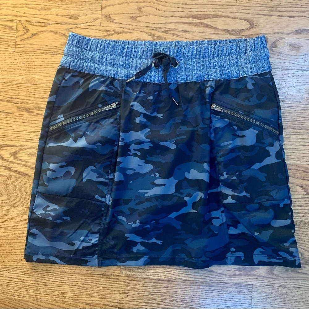Stoic Camouflage Skort Blue Size XS